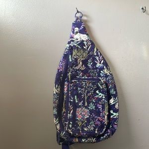 Vera Bradley Forbidden Forest Large sling bag